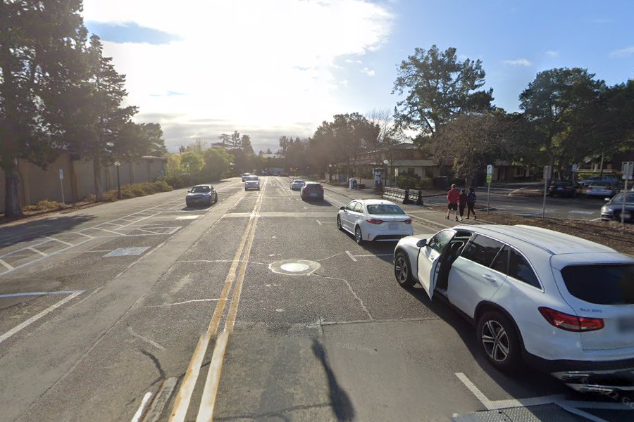 Parking along Santa Teresa Street.